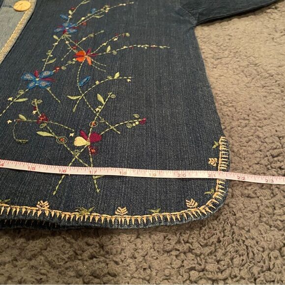 Coldwater Creek Jean Embroidered Jacket - Picture 13 of 14